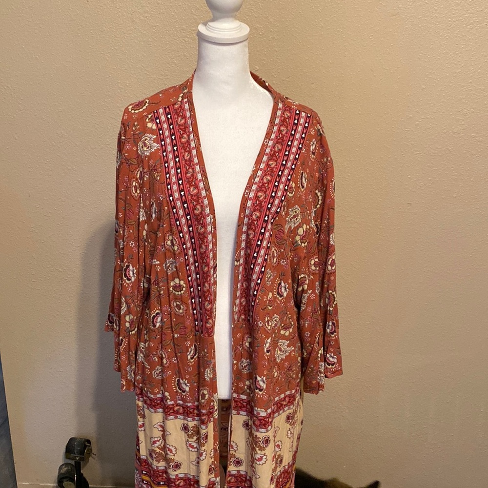 Cute boho kimono
